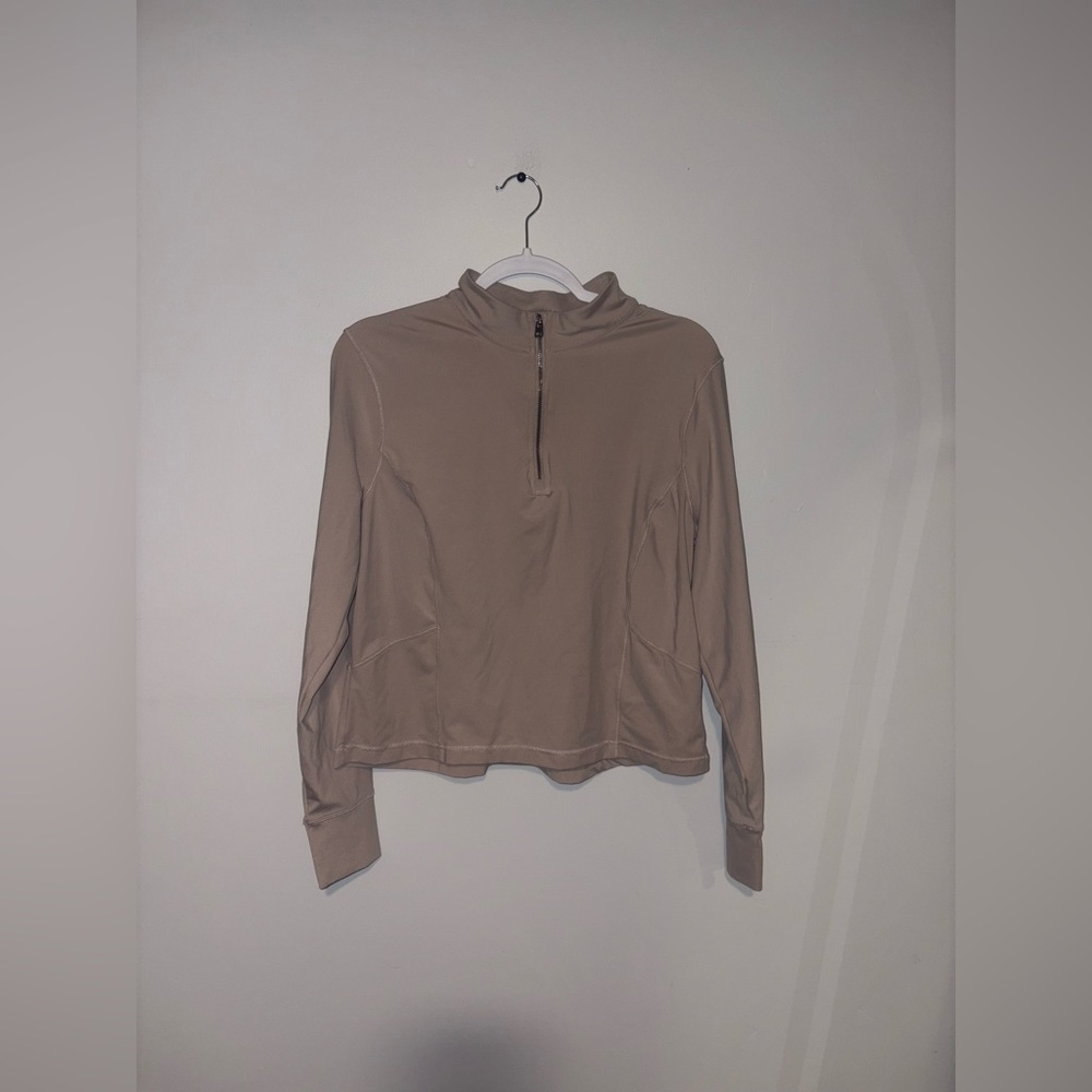 Avia | Beige Half Zip Jacket